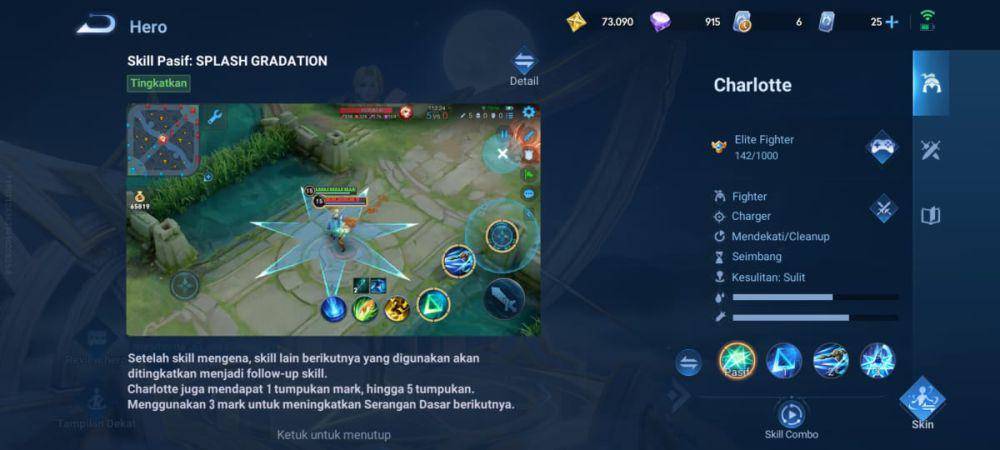 skill pasif Charlotte di Honor of Kings (dok. TiMi Studio Group/Honor of Kings)