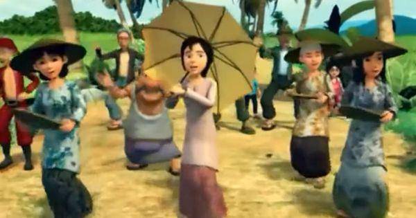 Adegan lagu tanam ubi (Dok. Les' Copaque/ Upin & Ipin)