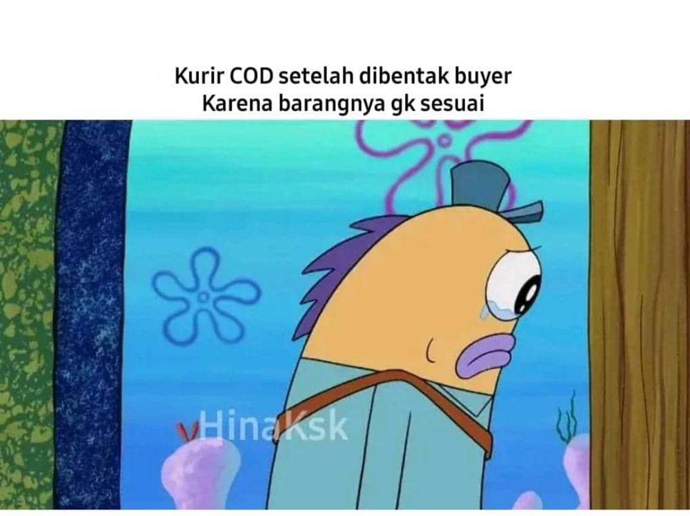 7 Meme Suka Duka Kurir saat Nganterin Paket, Sering Kena Bentak?