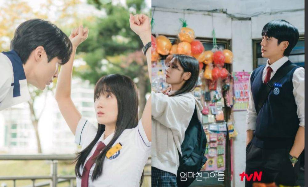 cuplikan drama Lovely Runner (dok. tvN/Lovely Runner) (kiri) | cuplikan drama Love Next Door (dok. tvN/Love Next Door) (kanan)