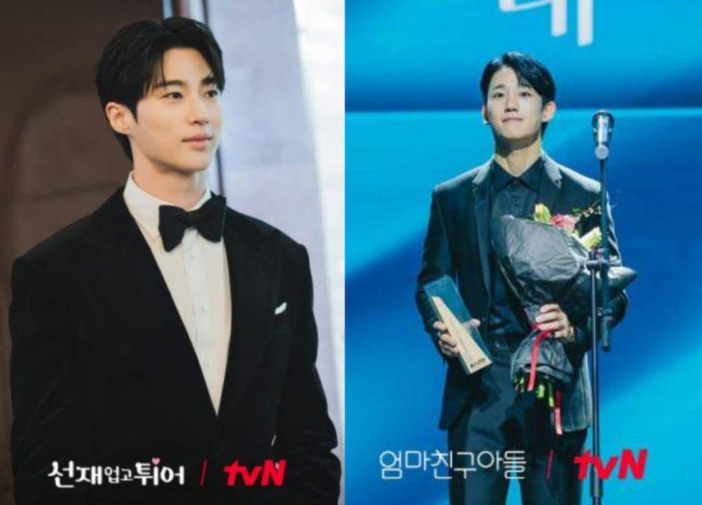 cuplikan drama Lovely Runner (dok. tvN/Lovely Runner) (kiri) | cuplikan drama Love Next Door (dok. tvN/Love Next Door) (kanan)