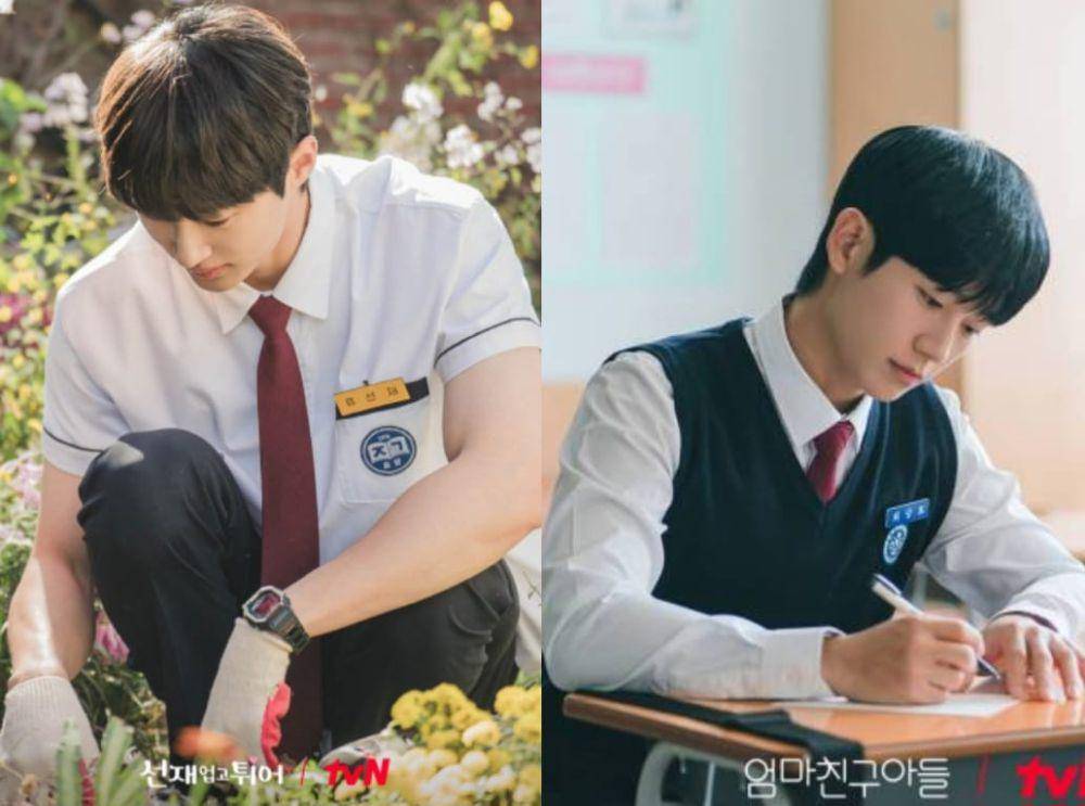 cuplikan drama Lovely Runner (dok. tvN/Lovely Runner) (kiri) | cuplikan drama Love Next Door (dok. tvN/Love Next Door) (kanan)