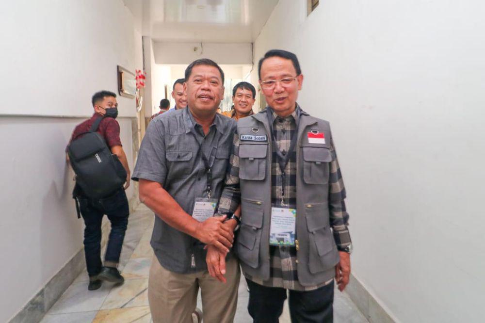Potret Keakraban Cabup Majalengka Ketika Test Kesehatan di RSHS