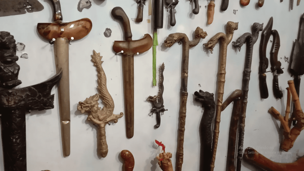 Penampakan Keris di ruangan (dok. Novita)