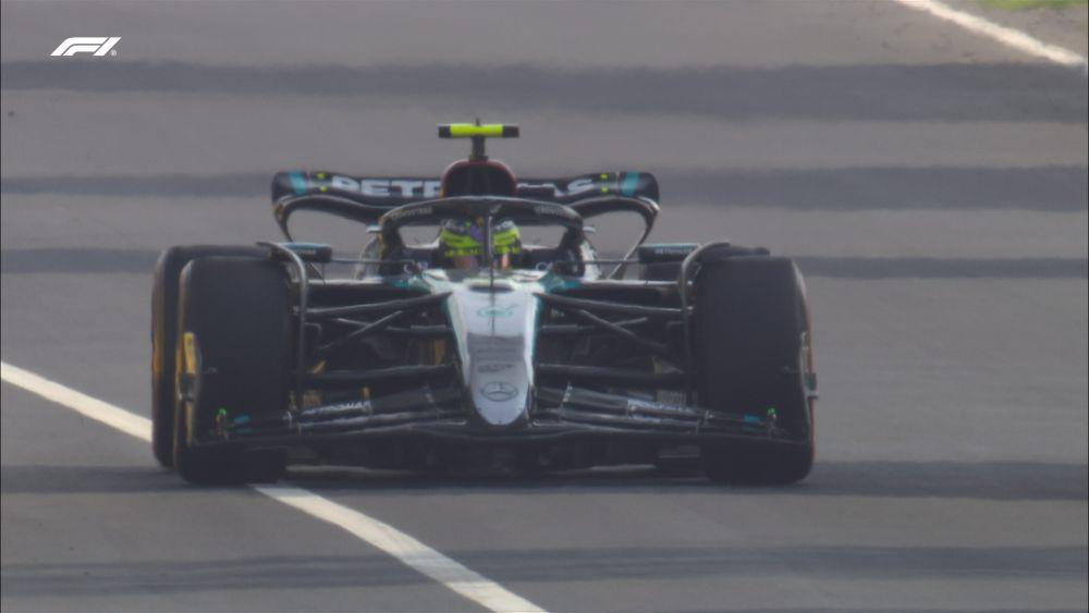 Lewis Hamilton saat menjalani sesi kualifikasi GP Italia 2024. (x.com/F1)