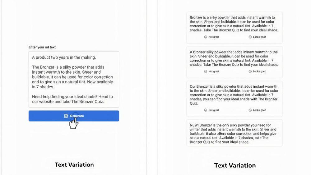tampilan menggunakan AI Text Variation di Ads Manager (web.facebook.com)