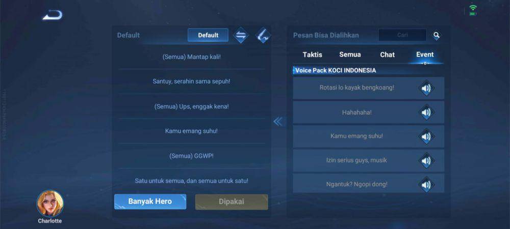 voice line di Honor of Kings (dok. TiMi Studio Group/Honor of Kings)