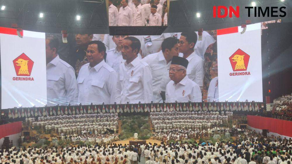 Apel Kader Gerindra (IDN Times/Aryodamar)