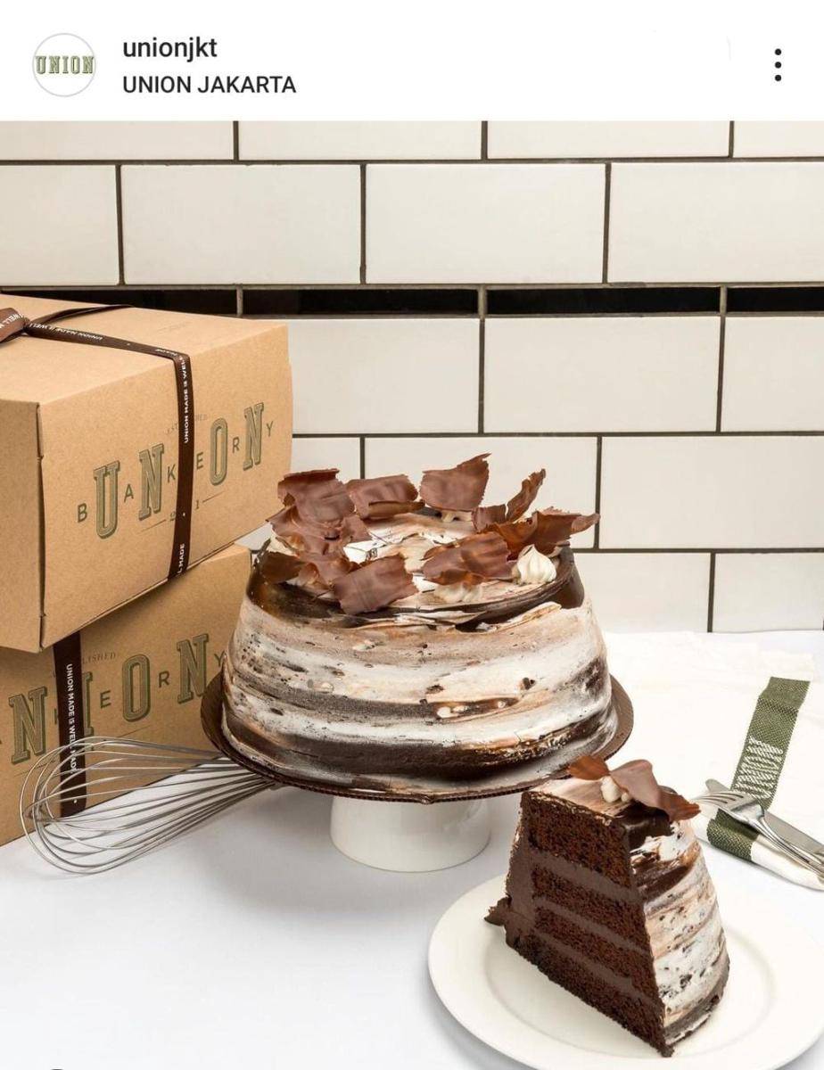 Potret menu old fashion chocolate cake di UNION (instagram.com/unionjkt)