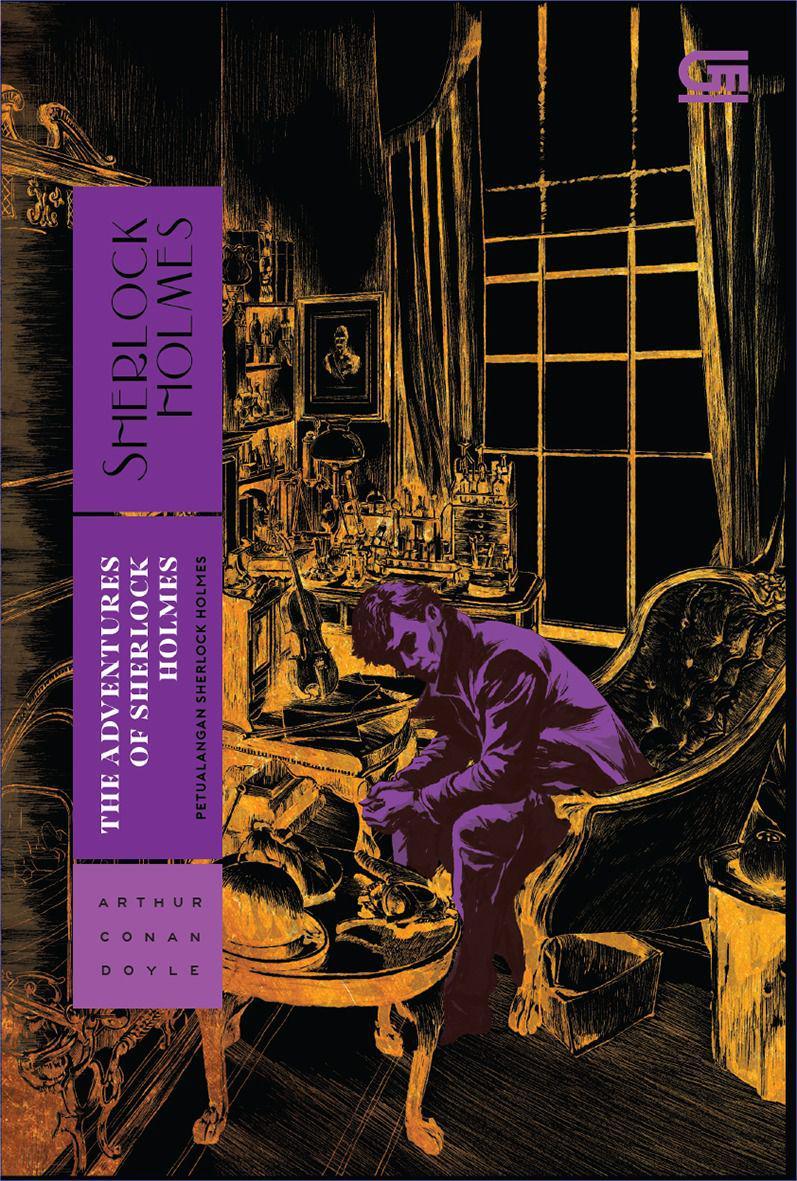 sampul novel The Adventures of Sherlock Holmes (ebooks.gramedia.com)