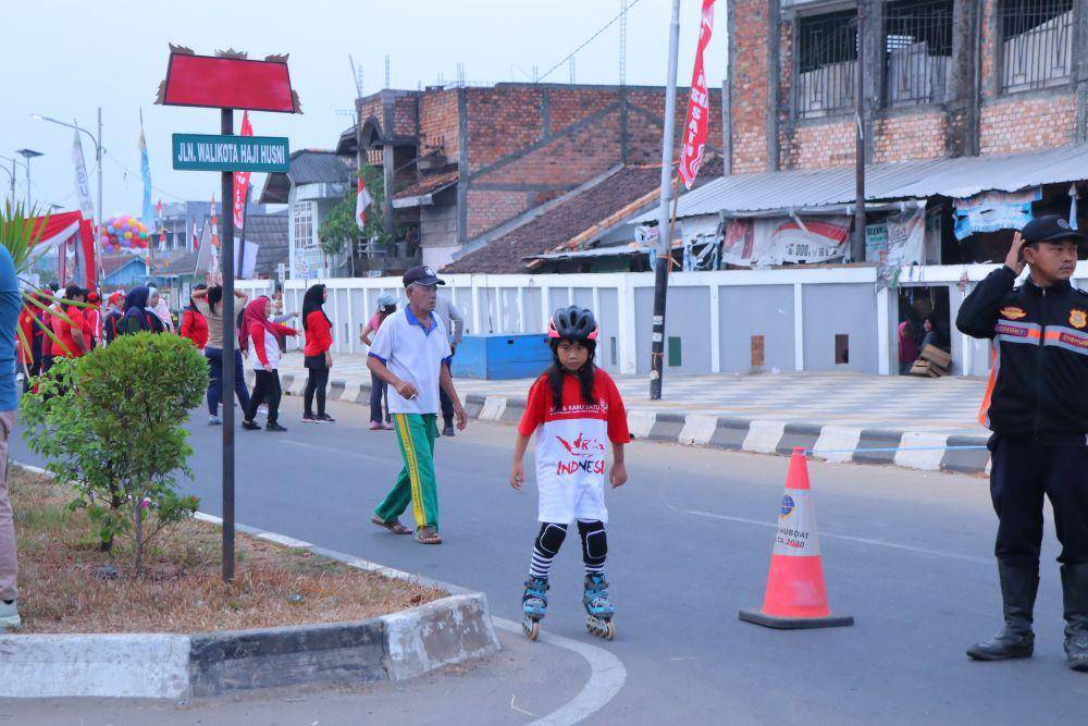 Kawasan car free day di Palembang (Dok. Kominfo)