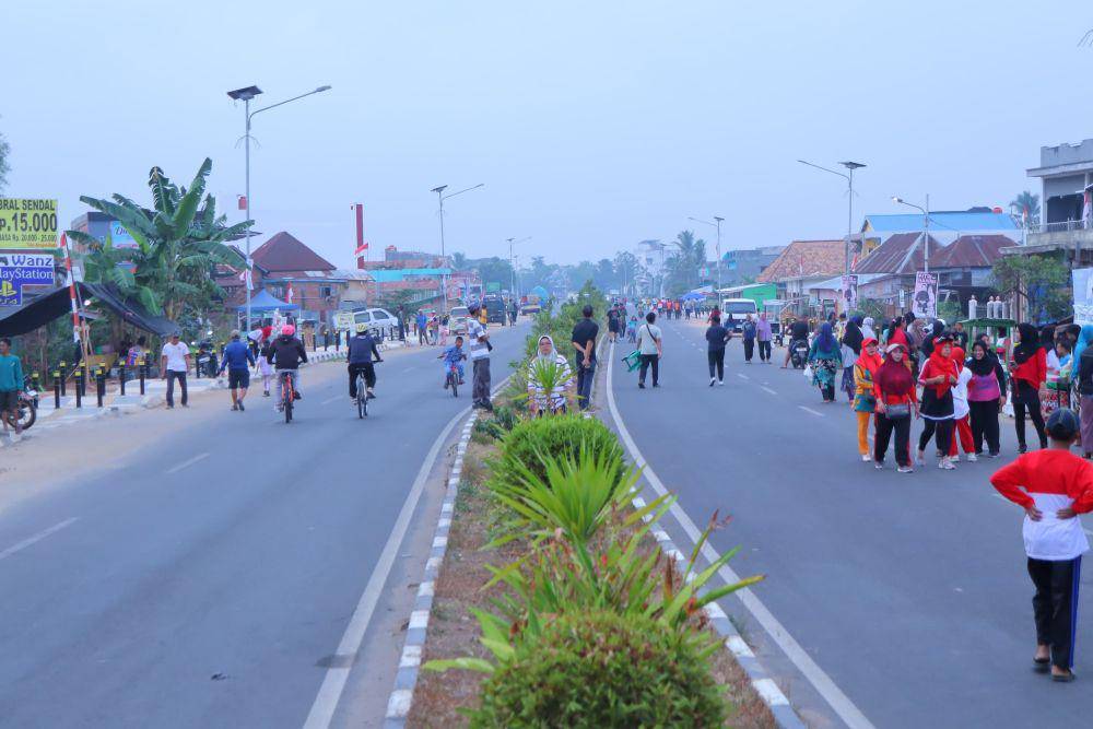 Kawasan car free day di Palembang (Dok. Kominfo)