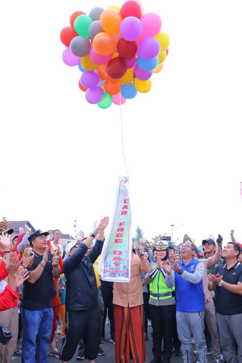 Kawasan car free day di Palembang (Dok. Kominfo)