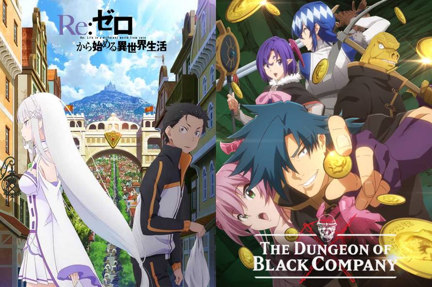 Re:ZERO - Starting Life in Another World (dok. White Fox/Re:ZERO - Starting Life in Another World) | The Dungeon of Black Company (dok. Silver Link/The Dungeon of Black Company)
