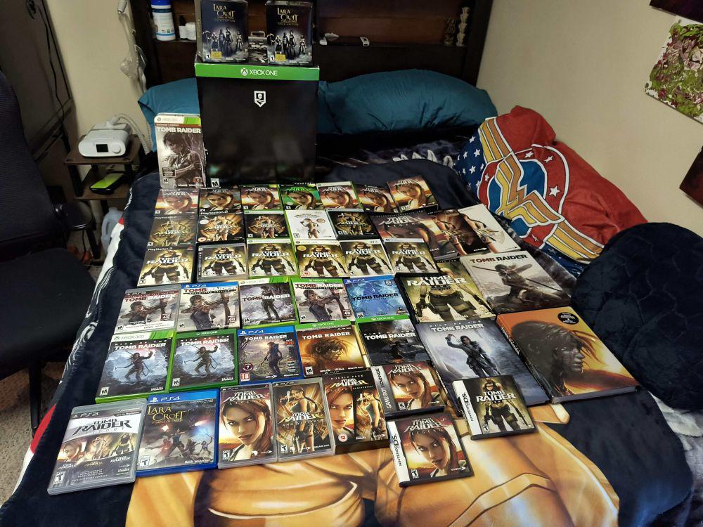 potret koleksi Tomb Raider (reddit.com/user/flyboy0727)