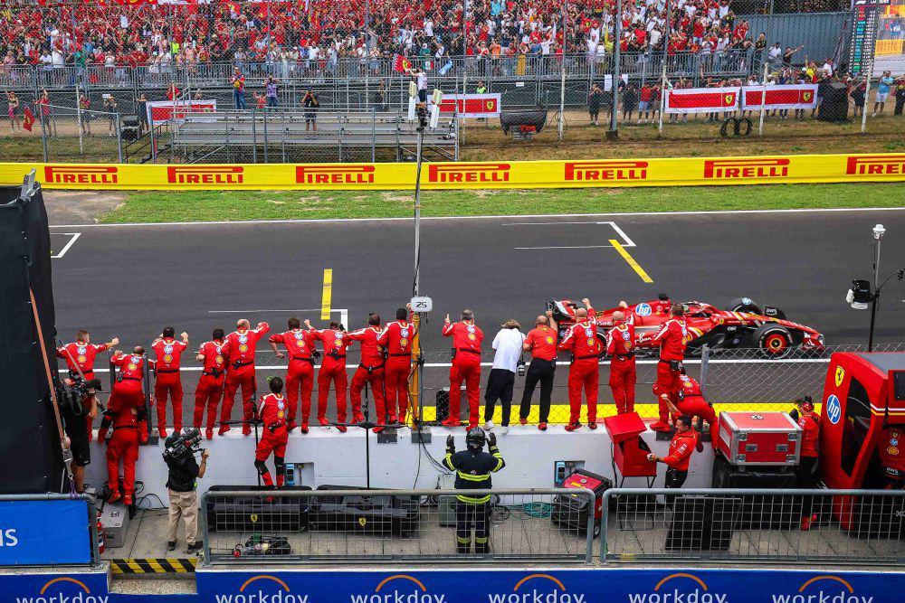 Charles Leclerc menjuarai GP Italia 2024. (x.com/F1)