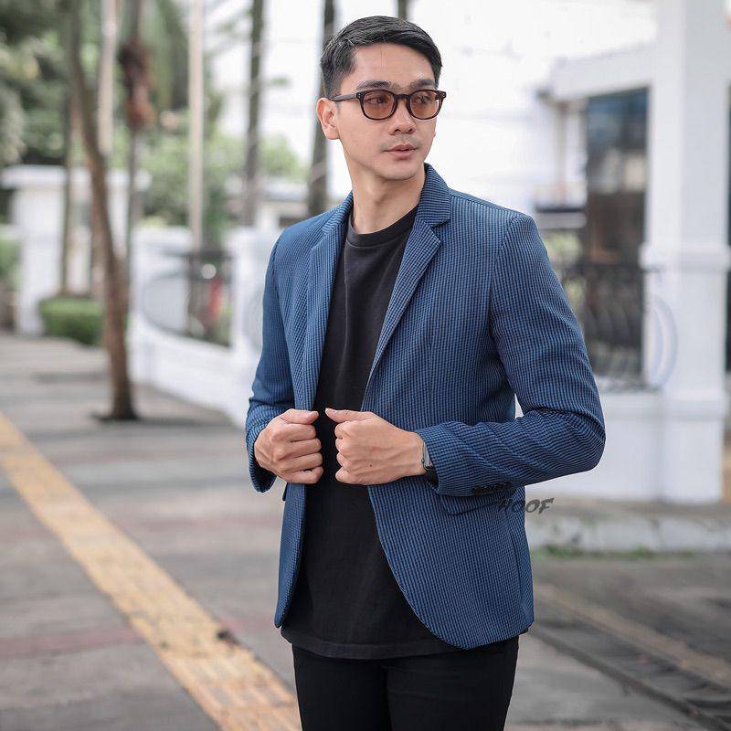 Blazer kasual (dok. shopee/HOOF Official Shop)