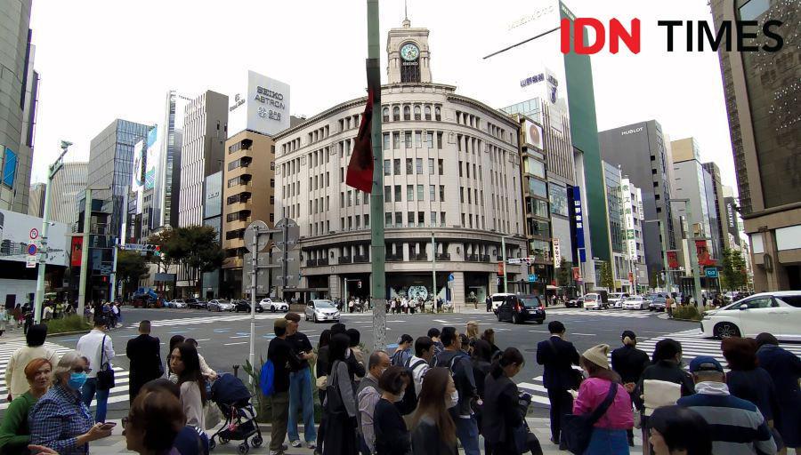Ilustrasi suasana di Kota Tokyo, Jepang. (IDN Times/Rochmanudin)