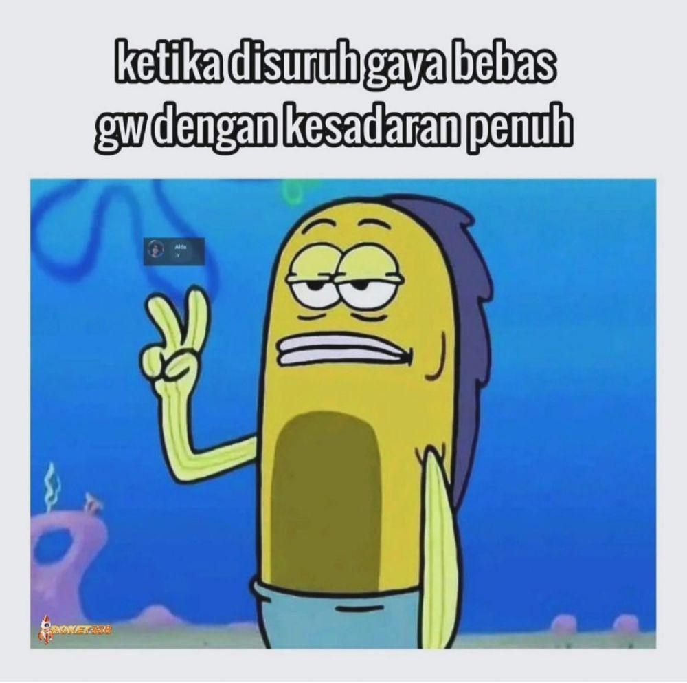 meme cowok saat difoto (instagram.com/g4lau.brutalll)