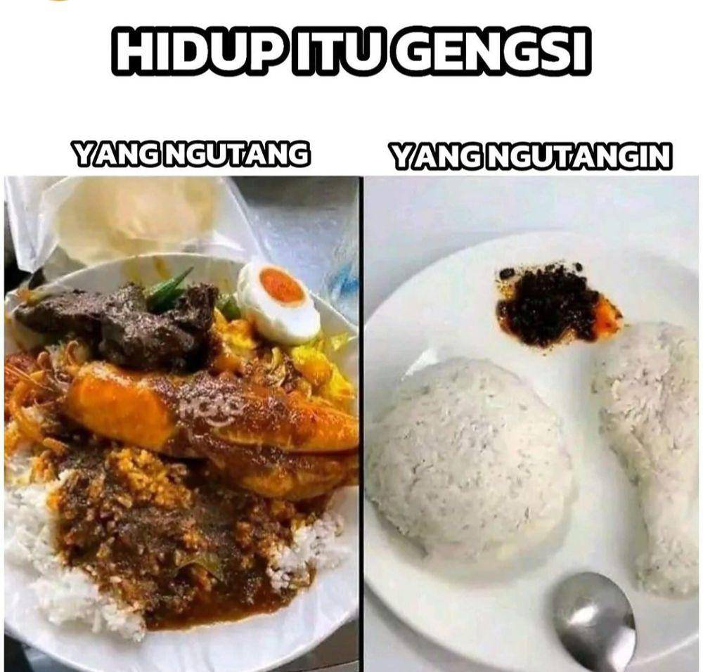 meme nasi (instagram.com/lawakscience)