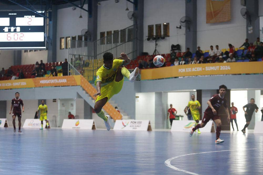 Papua Pegunungan Bikin Kejutan, 3 Tim Gugur dari Grup B Futsal PON