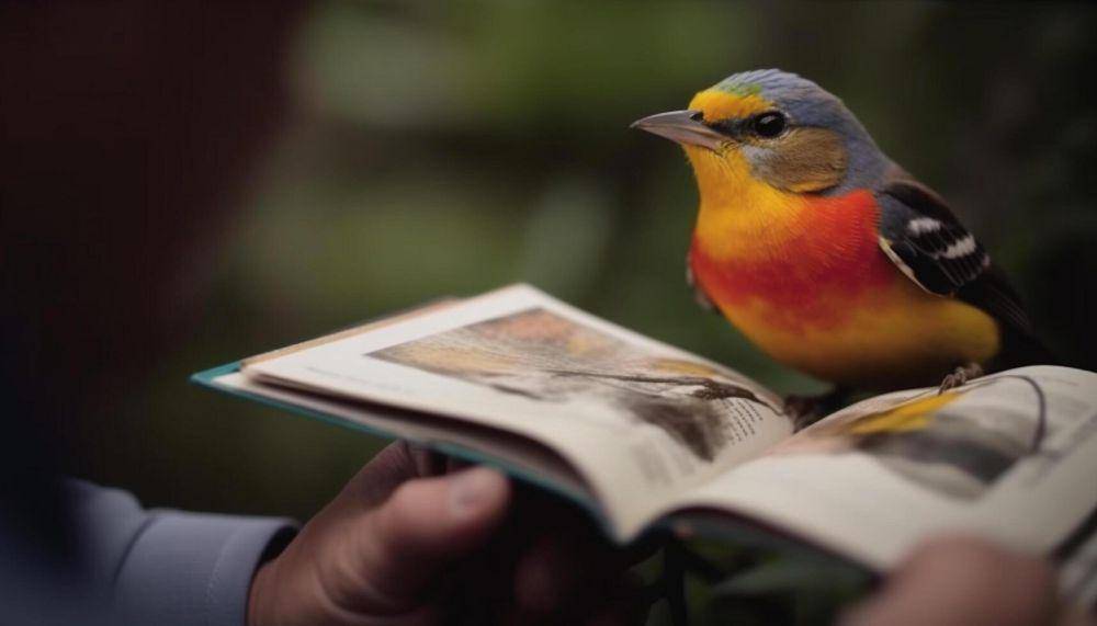 ilustrasi birdwatching (vecteezy.com/gstudioimagen)