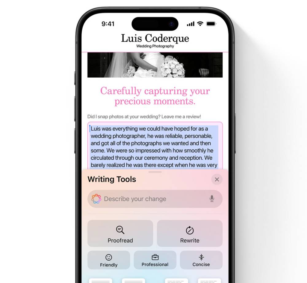 Fitur Pro Writing Tools yang akan tersedia di iOS 18 (apple.com)
