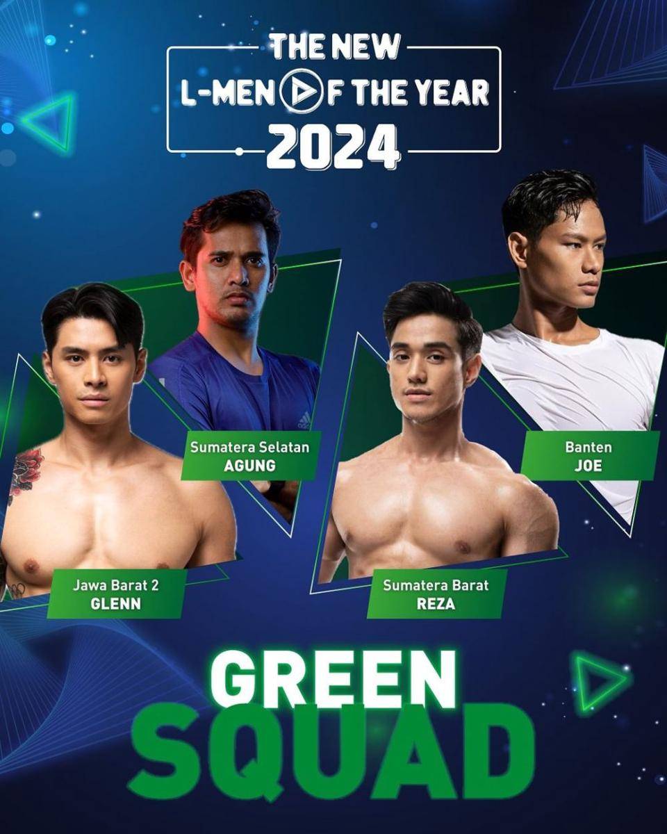 Potret Green Squad The New L-Men of the Year 2024 (instagram.com/lmen)