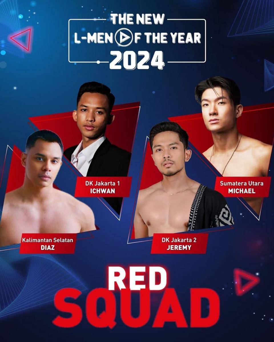 Potret Red Squad The New L-Men of the Year 2024 (instagram.com/lmen)