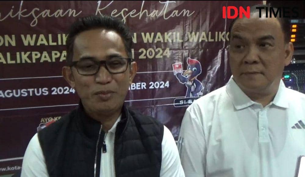 Petahana Wali Kota Balikpapan Rahmad Mas'ud menjalani pemeriksaan kesehatan di Rumah Sakit Kanudjoso Djatiwibowo (RSKD) selama dua hari berturut-turut pada 1-2 September 2024, Minggu (1/9/2024). (IDN Times/Hilmansyah).