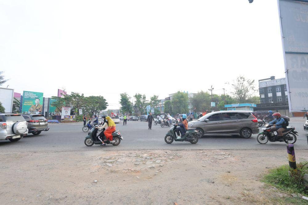 Pemkot Simulasi Lalin di Celentang, Rencanakan Skema Ganjil-Genap (Dok. Kominfo Palembang)