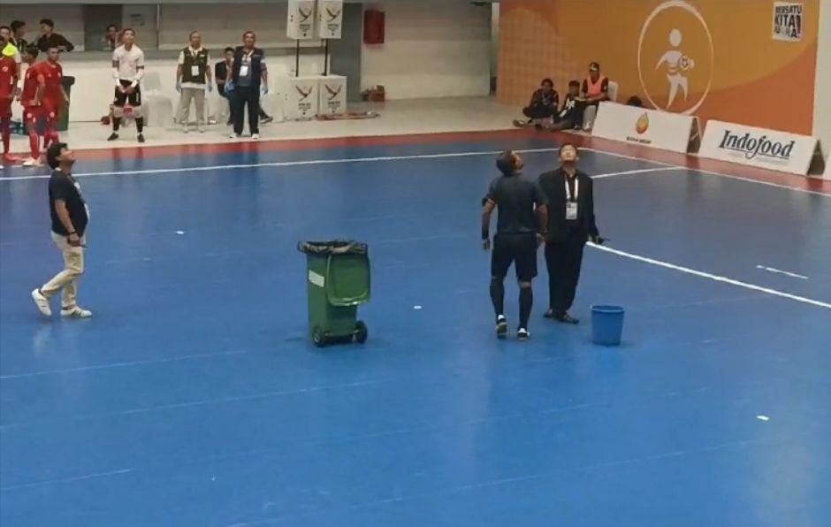 Venue Futsal PON Sumut Bocor, Laga Sumut Vs DKI Jakarta Dihentikan