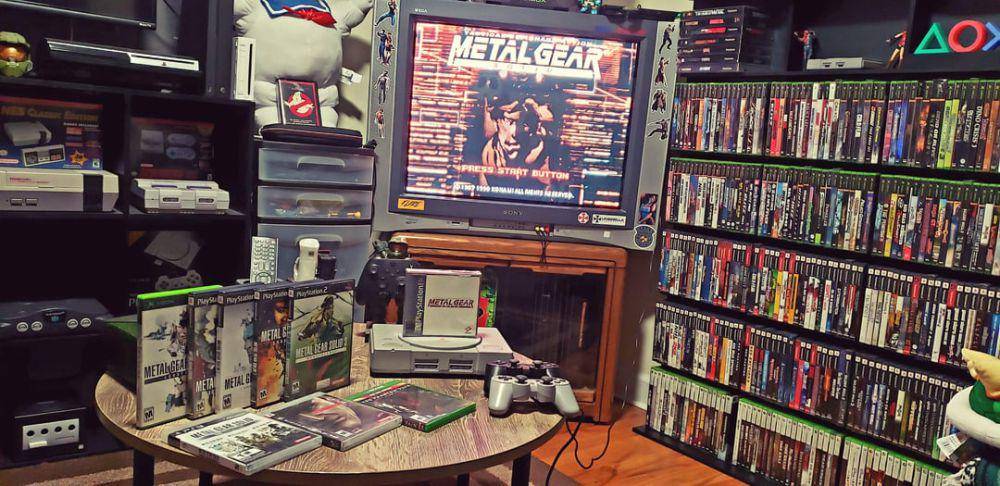 potret koleksi Metal Gear Solid (reddit.com/user/SHiBBY927)