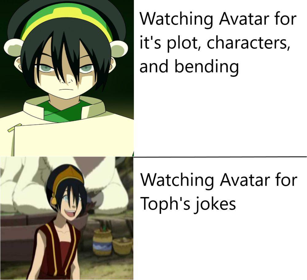 potret kocak meme Toph (reddit.com/r/memes)