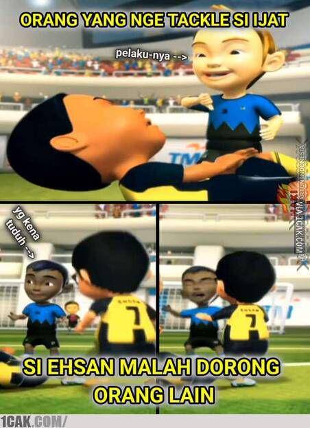 potret meme kocak teman-teman Upin & Ipin (1cak.com/of-faizfaizal27)