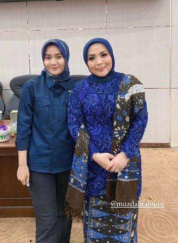 Muzdalifah dampingi suami dilantik (Instagram.com/muzdalifah999)
