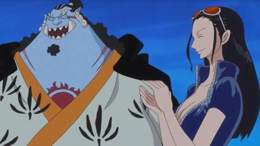 Jinbe dan Nico Robin (dok. Toei Animation/One Piece)