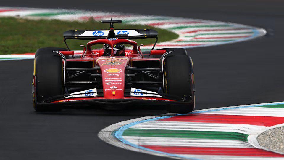Charles Leclerc saat menjalani balapan GP Italia 2024. (formula1.com)