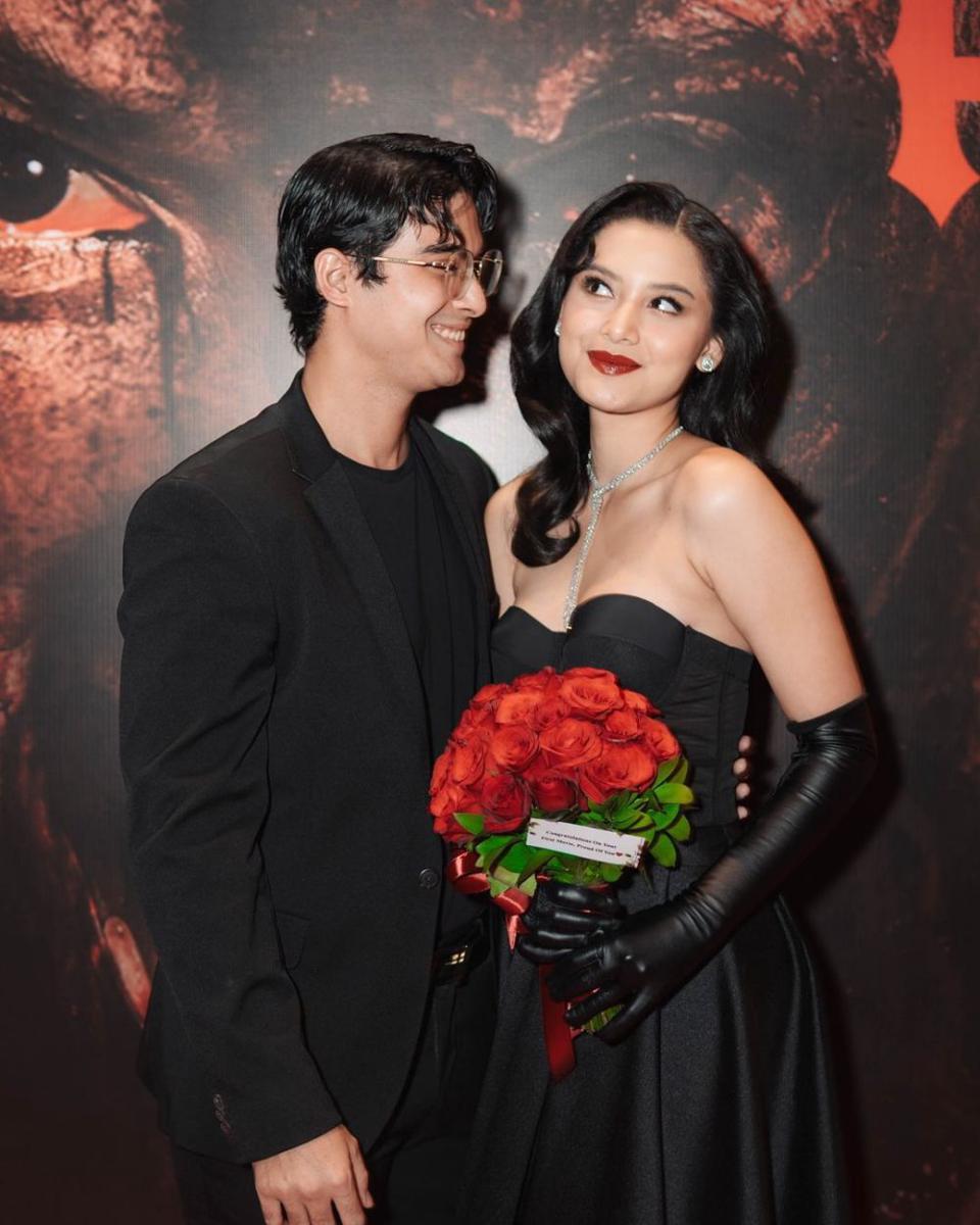 potret Callista Arum di press screening Perjanjian Setan (instagram.com/callistarum)