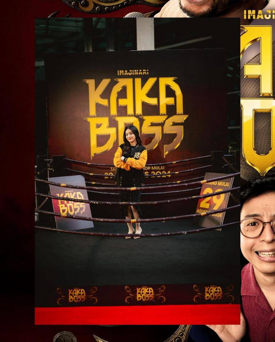 potret Eca Aura saat gala premiere Kaka Boss (instagram.com/elsaajapasal)