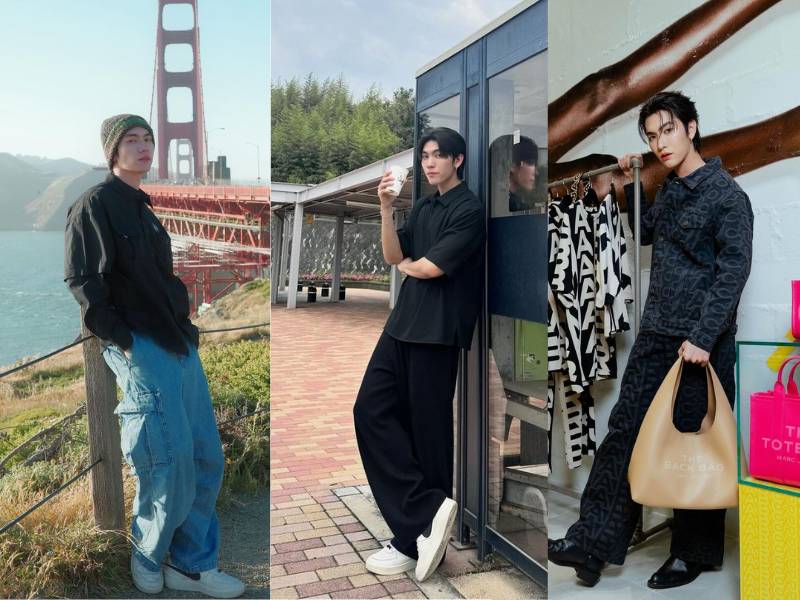 OOTD atasan hitam ala Boss Chaikamon (instagram.com/boss.ckm)
