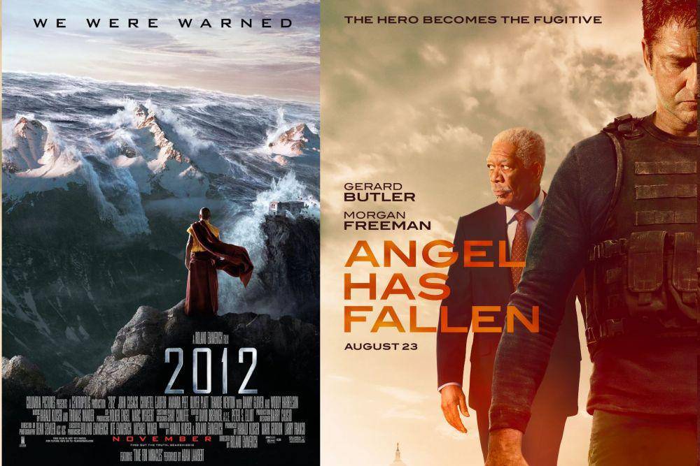 poster film 2012 dan Angle Has Fallen (dok. IMDb)