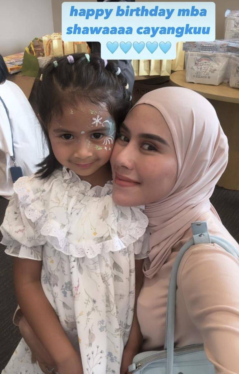 potret ulang tahun ke-6 Ansara, anak Caca Tengker (Instagram.com/syahnazs)