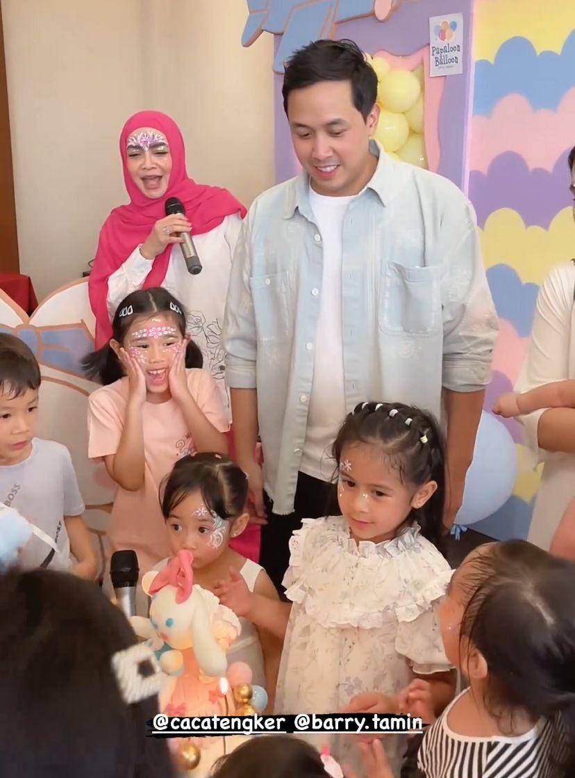 potret ulang tahun ke-6 Ansara, anak Caca Tengker (Instagram.com/rieta_amilia)