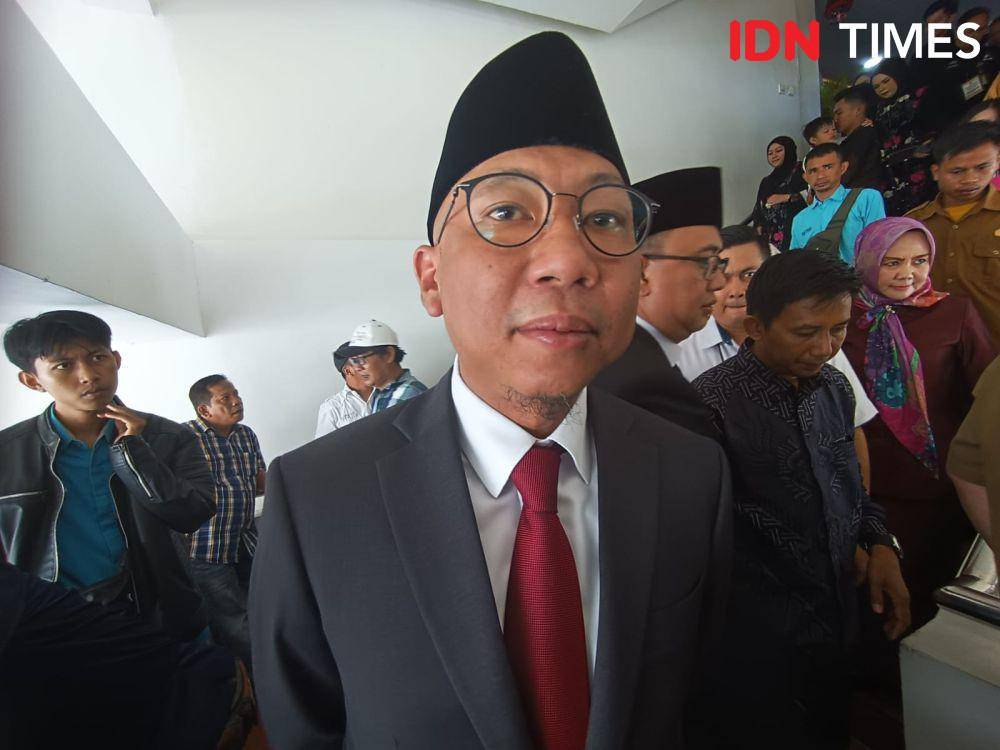 Bakal calon Gubernur Lampung, Rahmat Mirzani Djausal. (IDN Times/Tama Yudha Wiguna).