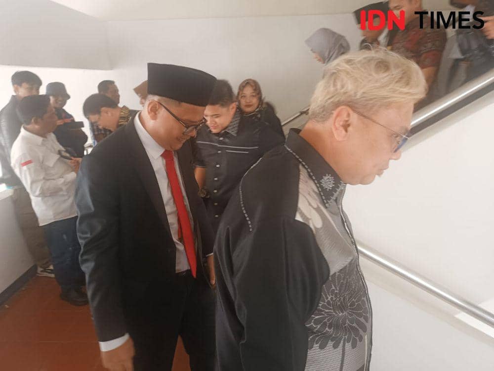 Sosok Fauzi Heri, sosok PAW Rahmat Mirzani Djausal dari Dapil 1 Bandar Lampung. (IDN Times/Tama Yudha Wiguna).