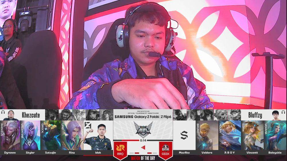 Drafting untuk game ke-3 Geek Fam vs RRQ Hoshi (youtube.com/MPL Indonesia)