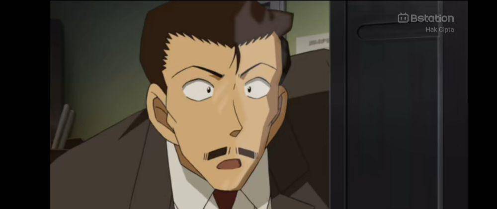 Ilustrasi Kogoro Mouri (dok.Bstation/Detective Conan)