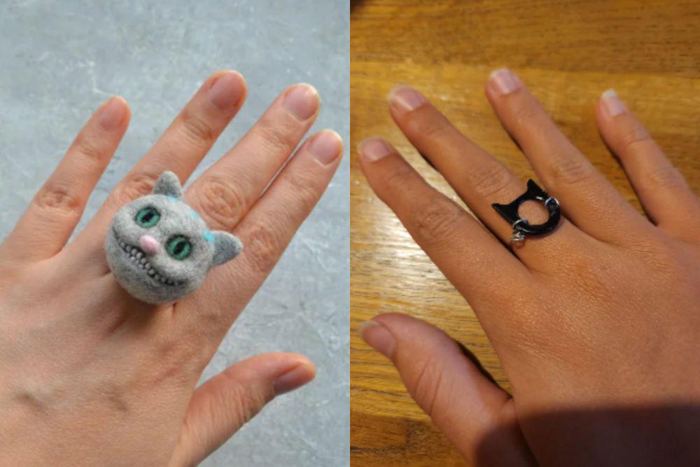 7 Cincin dengan Tema Kucing, Kiyowo Banget!