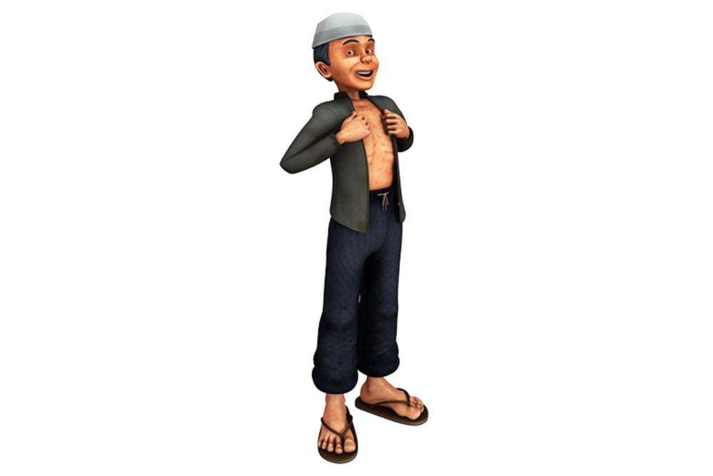 potret karakter Tok Dalang (dok. Les' Copaque Production/Upin & Ipin)